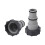 2PCS Pool Hose Adapter Threaded for Intex Pump 5