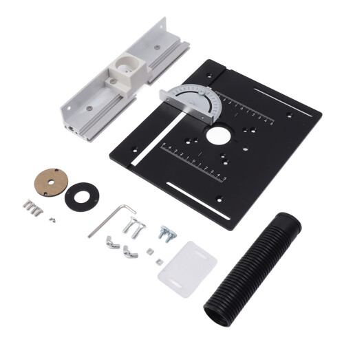 Router Table Insert Board Aluminum Steel Adjustable Milling Plate