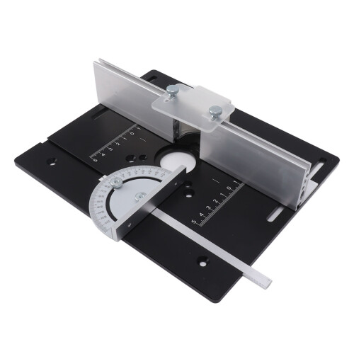 Router Table Insert Board Aluminum Steel Adjustable Milling Plate 2