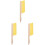 3Pcs Durable Wooden Handle Broom Tool 2