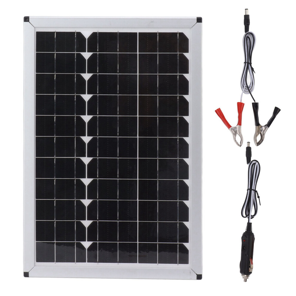 100W Solar Panel 18V Monocrystalline Portable Charger For Car Laptop 609610768937