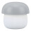 (Blue) Mushroom Shape Silicone Ice Cube Maker Easy Release Lattice Grey 1