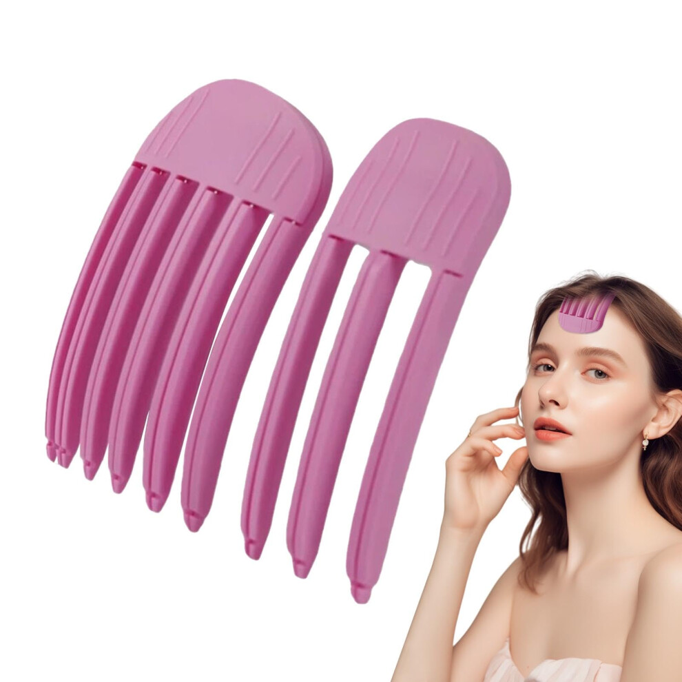 Unisex Hair Clip Root Set Skull Top Artifact 3/6 Teeth No Trace Volumizing Forehead Hairpin Clip