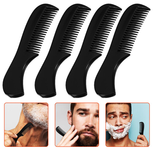 40 Pcs Plastic Mustache And Beard Comb For Men