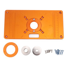 Router Table Insert Plate Aluminum Alloy Wood Milling Flip Board