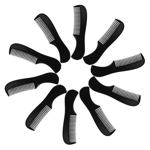 40 Pcs Plastic Mustache And Beard Comb For Men 1