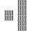 40 Pcs Plastic Mustache And Beard Comb For Men 8