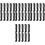 40 Pcs Plastic Mustache And Beard Comb For Men 5