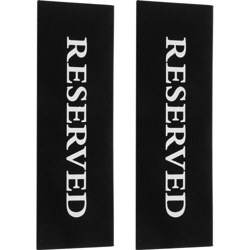 6 Pcs Reusable V Shaped Restaurant Table Reserved Sign