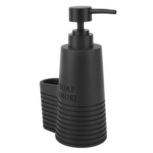 Stainless Steel Dish Soap Dispenser with Brush for Kitchen 2