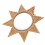 8 Pointed Star Rattan Wall Mirror Decorative 4