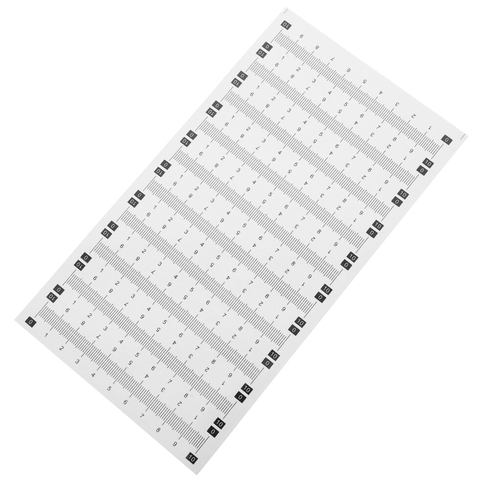 80 Sheets Self Adhesive Waterproof Tape Measure For Woodworking Sewing 033787601818