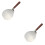 2Pcs Stainless Steel Pizza With Wooden Handle For Kitchen Use 6