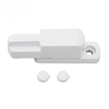 (White) Window Latch Sash Lock Aluminum Anti-Theft Child Proof