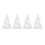 4Pcs Dive Line Marker ABS Wreck Cave Triangle Guide Rope Indicator White 1