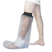 Waterproof Half Leg Cast Cover for Shower,Cast Protector for Leg Sleeve and Bandages & Plasters Dry,Reusable with a Watertight Seal-Half Leg-66CM