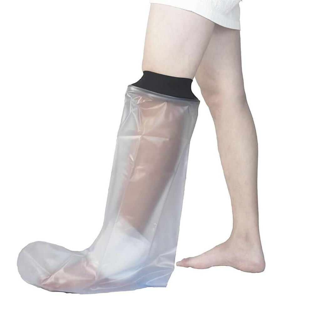 Waterproof Half Leg Cast Cover for Shower,Cast Protector for Leg Sleeve and Bandages & Plasters Dry,Reusable with a Watertight Seal-Half Leg-66CM