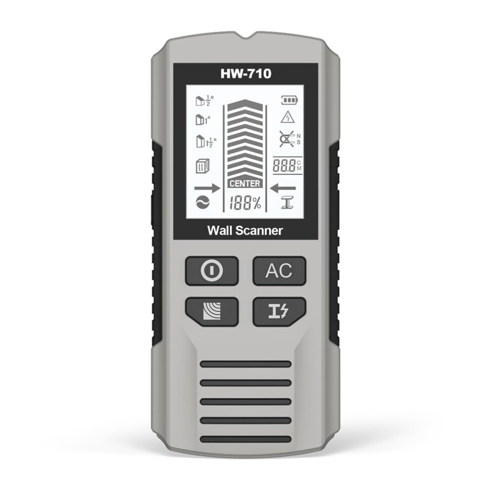 Stud Finder Wood And Metal Studs Detection, Live Cable Detection, Metal Depth Measurement, Wall Detector Scanner -710 9084446244557