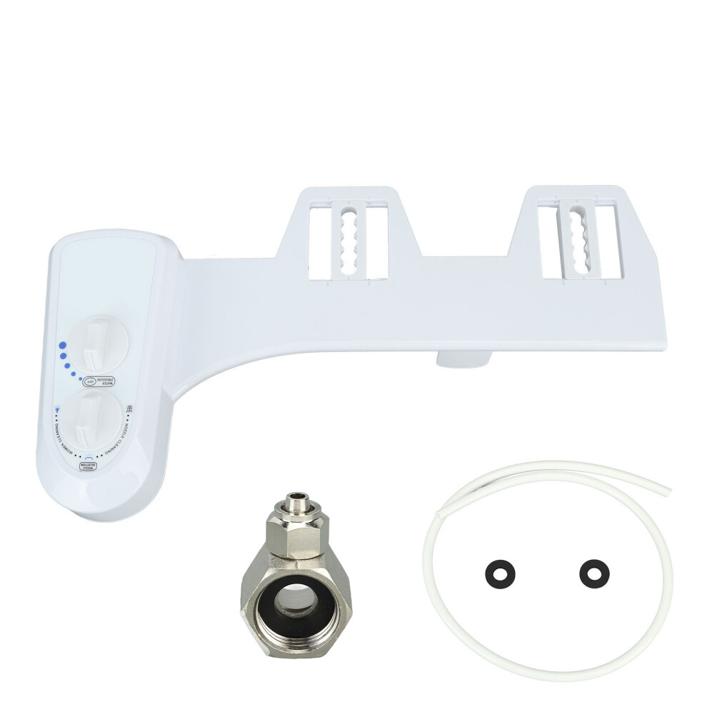 (3/8) Bidet Attachment Self Cleaning Dual Nozzle Adjustable Cold Water 609610774044