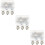 30 Pcs Heart Shape Pacifier Clips Iron Holder 9