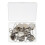 30 Pcs Heart Shape Pacifier Clips Iron Holder 11