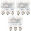 30 Pcs Heart Shape Pacifier Clips Iron Holder 3