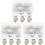 30 Pcs Heart Shape Pacifier Clips Iron Holder 2