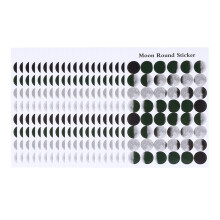 20 mond-thema siegel-aufkleber, hand-account-deko