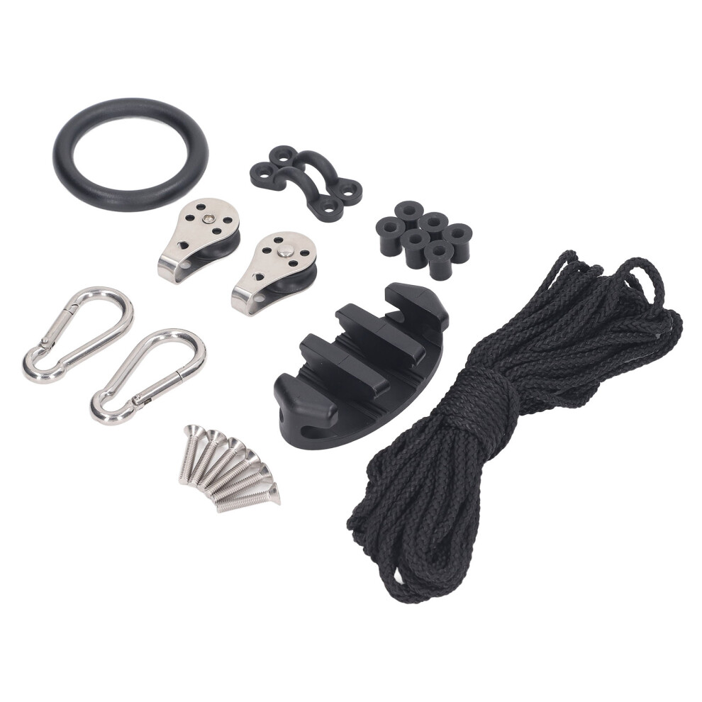 Kayak Anchor Rope Kit With Nylon Ring Steel Thimble For Fishing & Camping 8431352024246