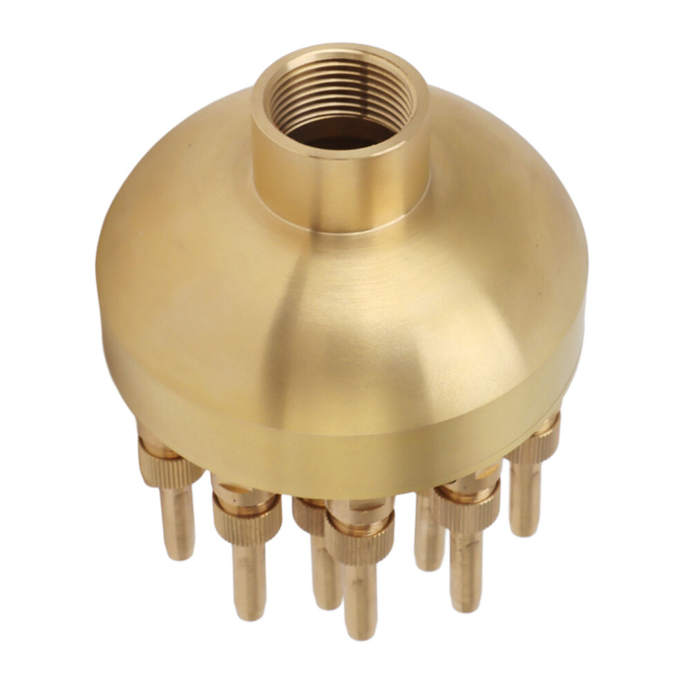 (G1.5 Inch) Brass 3 Layer Adjustable Fountain Nozzle G1 Inch-image-OPC-PKXWF5T-NEW