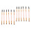 12 Pcs Angled Eyebrow Brushes With Spoolie For Makeup Application 4