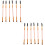 12 Pcs Angled Eyebrow Brushes With Spoolie For Makeup Application 6