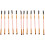 12 Pcs Angled Eyebrow Brushes With Spoolie For Makeup Application 2