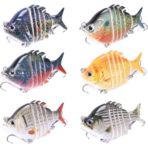 Slow Sinking Fishing Lures Double Hook Realistic Swimming Pattern Saltwater Artificial Baits Tackle Accessory 2