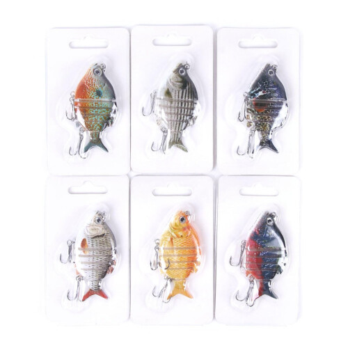 Slow Sinking Fishing Lures Double Hook Realistic Swimming Pattern Saltwater Artificial Baits Tackle Accessory