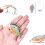 Slow Sinking Fishing Lures Double Hook Realistic Swimming Pattern Saltwater Artificial Baits Tackle Accessory 5