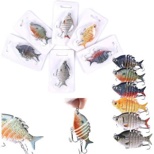 Slow Sinking Fishing Lures Double Hook Realistic Swimming Pattern Saltwater Artificial Baits Tackle Accessory 1