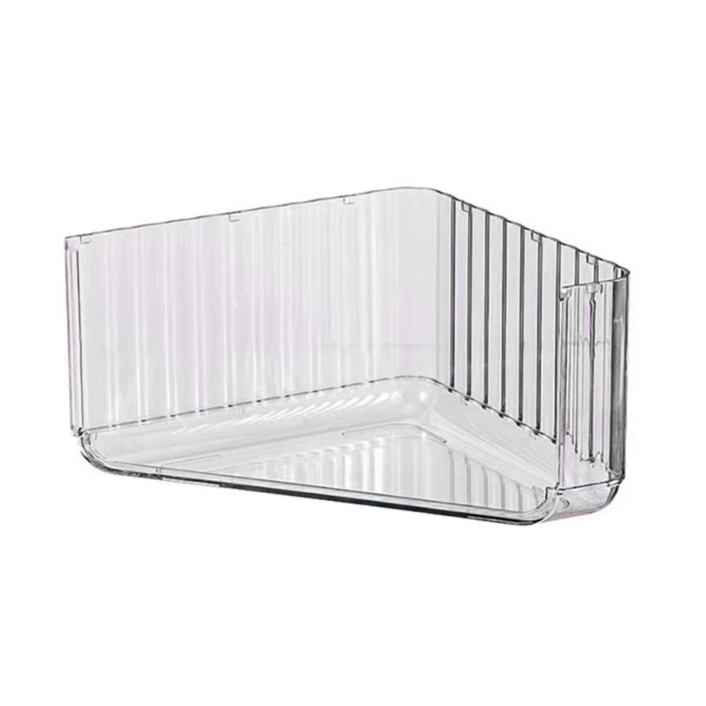 (White) Triangular Storage Shelf Striped Transparent Jewelry Organizer White-image-OPC-PKXWG2D-NEW