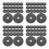 80 Pcs 25cm Nonwoven Tree Mulch Ring For Garden Root Protection 9