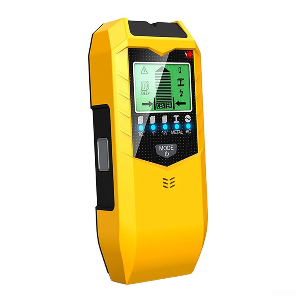 Multifunctional Wall Detector Sh402 Metal Stud Finder Ac Wire Scanner Wood Beam Locator Handheld Tool Yellow 9393856141647