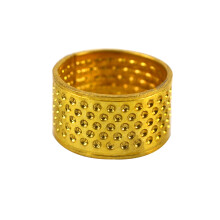 20 stück nähschutz fingerhut-schutzschild rutschfest verstärkt gold