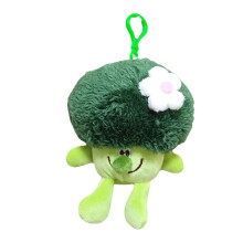 (Large) Plush Pendant Broccoli Shape Stuffed Toy PP Cotton Keychain Bag Large