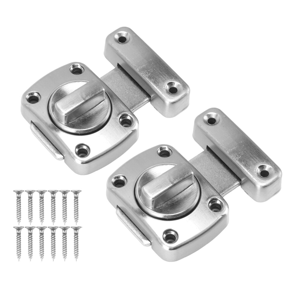 Rust Proof Door Latch Smooth Edge Comfortable Knob Square Lock 609610779124