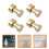 12Pièces Supports Dorés En Métal Pour Serviettes Accessoires 10