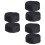 6 Pcs Breathable Mesh Chef Hat With Adjustable Strap Black 6