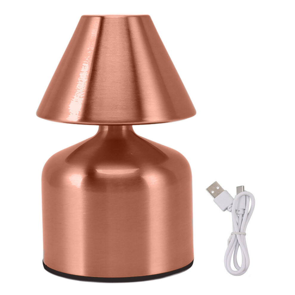 (Rose Gold) 3W Touch Dimming Cordless Table Lamp 1800mAh 3 Color Rose Gold-image-OPC-PKXWK9W-NEW