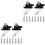 4 Pcs Anti-Theft Sliding Window Locks With Key 3