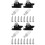 4 Pcs Anti-Theft Sliding Window Locks With Key 5