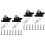4 Pcs Anti-Theft Sliding Window Locks With Key 4