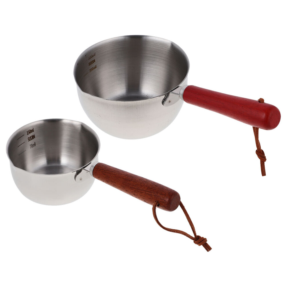 2Pcs Small Oil Pot Kitchen Sauce Pan Butter Melting Pot-image-OPC-PKXWKGT-NEW